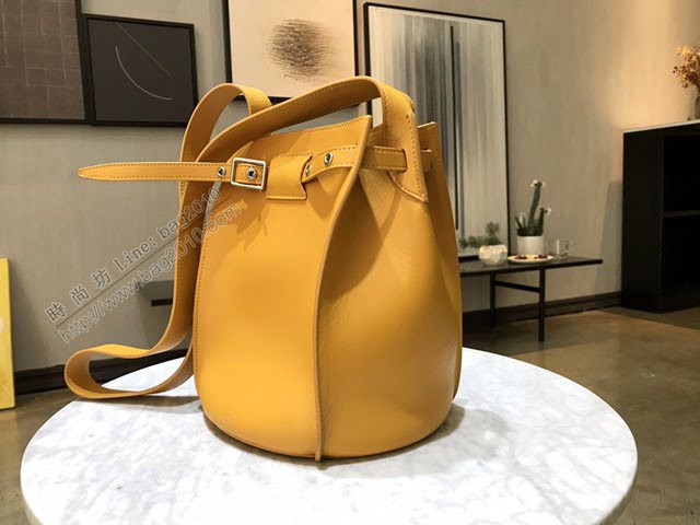 Celine女包 賽琳最高版本 BIG BAG BUCKET飾長帶小牛皮手袋 平紋單肩斜挎女包 183343  slyd2060